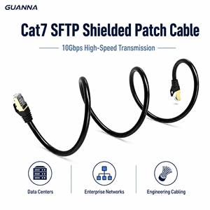 <span class=keywords><strong>สาย</strong></span>แลนแบบกลม S/FTP Cat7 <span class=keywords><strong>ราคา</strong></span>พิเศษ คุณภาพสูง <span class=keywords><strong>สาย</strong></span>แพทช์คอร์ด CCA Cat 7 RJ45 สำหรับ IPTV สมาร์ททีวี เราเตอร์ - Product Image 2