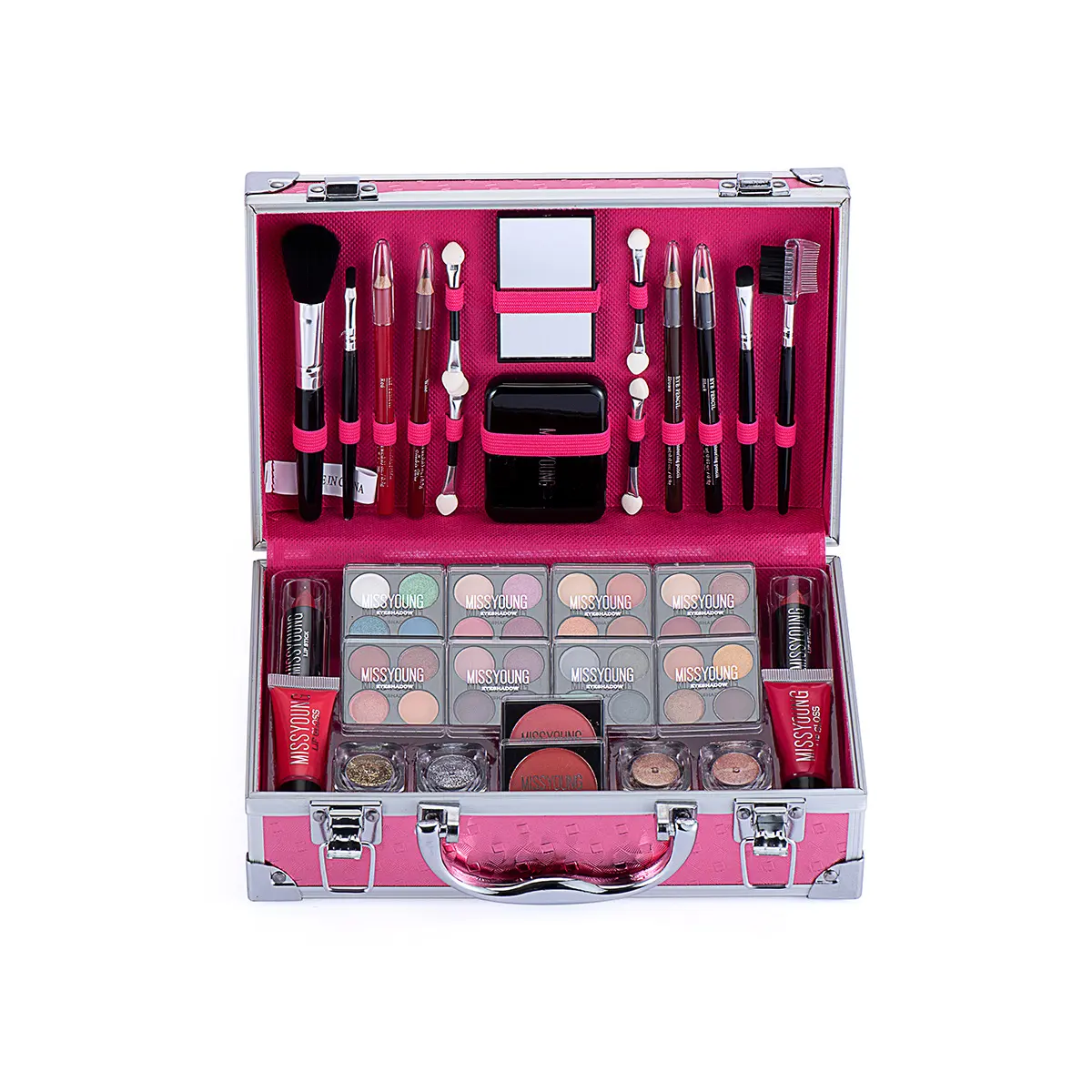 All-in-one Makeup Set hadiah lengkap untuk wanita Set termasuk Shimmer Eyeshadow Blush lipstik Lipgloss Lip Liner Eye Liner