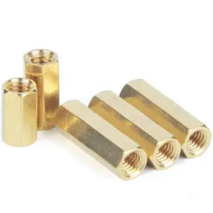 OEM Custom Durable Hexagon Standoff Nut Brass Hollow Column Standoff