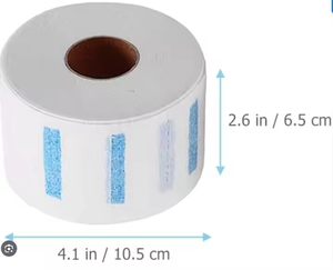 Bandes de cou jetables à prix de gros pour salon de coiffure, accessoire professionnel extensible en papier pour la coiffure <span class=keywords><strong>et</strong></span> la coupe de cheveux - Product Image 2