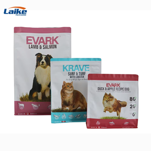 Sacs d'emballage pour aliments pour animaux de compagnie en plastique à fond plat personnalisés, 500 g, 1 kg, 2 kg, 5 kg, 10 kg, 20 kg, sacs pour aliments pour chats <span class=keywords><strong>et</strong></span> chiens - Product Image 4