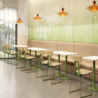 Chaise de salle à manger empilable ergonomique en bois courbé, moderne, avec logo et couleur de cadre personnalisés, directement de l'usine, pour écoles, hôtels, restaurants