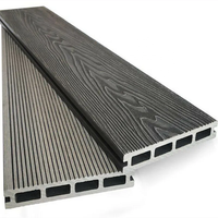 Conception de grain de bois Carreaux de terrasse en bois composite Wpc Planchers pour maisons