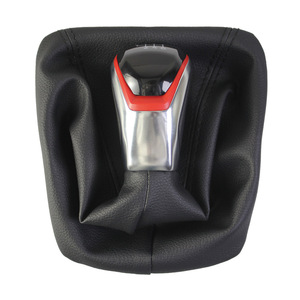 หัวเกียร์รถยนต์หุ้มหนัง 5 สปีด 6 สปีด สำหรับ Skoda Octavia 2 A5 A6 2004 2012 ดีไซน์ตามหลักสรีรศาสตร์ - Product Image 2