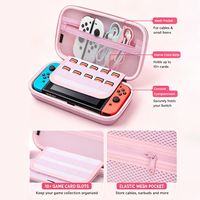 Étui de rangement portable en EVA pour cartes de jeu avec fermeture éclair, design mignon, couleur personnalisée pour cartes de jeu de console Nintendo Switch 2