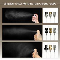 Botella de Perfume Redonda de Vidrio de Lujo Personalizada, 30ml 50ml 100ml, Botella de Perfume Vacía con Fondo Transparente Único y Tapa Negra, Plateada o Dorada