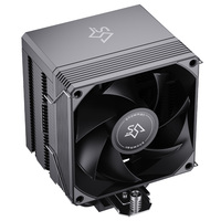 SNOWMAN TDP 180W Noir Blanc Air CPU Refroidisseur 6 Caloducs 90x90x25mm PWM Ventilateur pour Intel LGA1700/1366/1200/115X AMD AM4/AM5