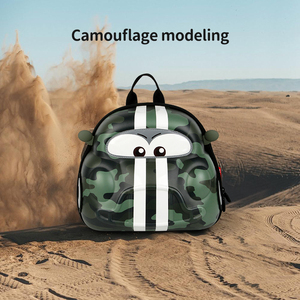 Supercute 3D Eva Design Car Sac à dos pour enfants Nouveau sac d'école étanche clignotant avec fermeture à glissière - Product Image 4
