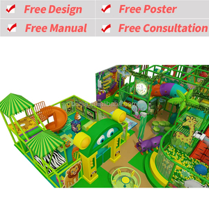 Área de Juegos Interior para Niños, Software para Área de Juegos Interior, Área de Juegos Rectangular, Temática de Jungla - Product Image 2