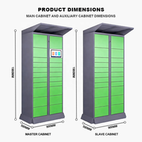XinJu Casier électronique haute capacité pour la distribution de colis en zone commerciale