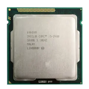 काम डेस्कटॉप 1155 पिन जनरल 2th i5 2400 इस्तेमाल किया सीपीयू प्रोसेसर