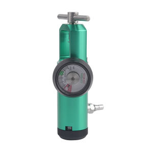 Tıklayın stil tıbbi oksijen regülatörü pirinç kollu 50 PSI O2 regülatörü CGA 870 akar 0-25L/min yeşil oxilador de oxigeno - Product Image 4