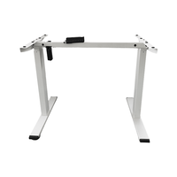 Cadre de bureau électrique réglable en hauteur à moteur unique, fourni directement par l'usine, pour accessoires de mobilier de bureau à domicile