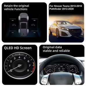 Tableau de bord numérique, groupe d'instruments virtuel, cockpit, compteur de vitesse pour <span class=keywords><strong>Nissan</strong></span> Teana / <span class=keywords><strong>Qashqai</strong></span> / X-Trail / Murano / Pathfinder - Product Image 5