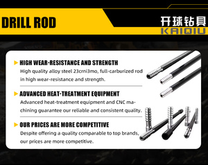 Kaiqiu MF tốc độ thanh T51 chủ đề khoan ống mở rộng đầu khoan các bộ phận máy cho khai thác quặng rèn công cụ khoan - Product Image 2