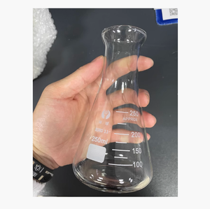 Hình nón <span class=keywords><strong>Flask</strong></span> cổ rộng với graduations thủy tinh <span class=keywords><strong>borosilicate</strong></span> cho phòng thí nghiệm sử dụng - Product Image 6