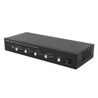 Matrice de commutation HD 4K60Hz Hardrock Metal quatre entrées-quatre sorties pour contrôle du signal d'affichage TV/projecteur, certifiée 12V2A FCC/ROHS/CE