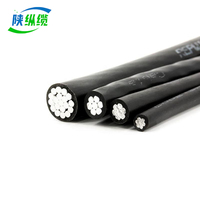Cable ABC Duradero de Primera Calidad con Núcleo de Aluminio Trenzado ACSR, Voltaje Nominal de 1-35KV, Aislamiento XLPE/PVC, Uso Subterráneo, Monofásico