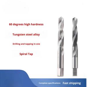 Punta e Maschio Integrati in Acciaio al Tungsteno a 60 Gradi, Maschio a Spirale Composito M2 2.5 3 4 5 6 8 10 12 Made in China - Product Image 2