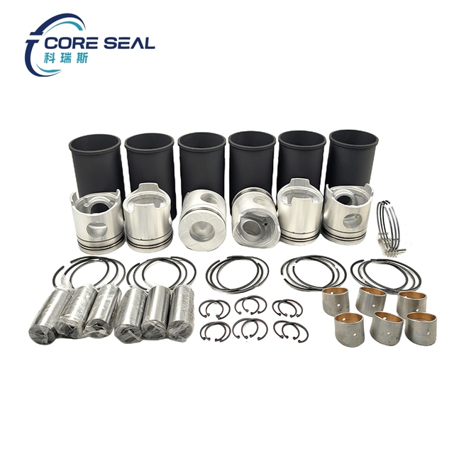 6D40 Cylinder Liner Kit ME013366 Piston Set ME120028 ME121199 Piston Ring ME121332 for Mitsubishi Engine Spare Parts