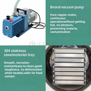 Đóng băng máy sấy hộ gia đình lyophilizer dầu-miễn phí bơm khoa học ngay lập tức máy sấy cà phê cho các loại hạt Khoai Tây Rau - Product Image 4