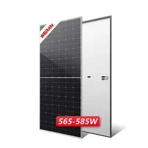 WERAN 750W 700W太阳能电池板400瓦太阳能模块便携式Longi太阳能电池板