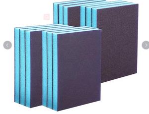 フォームサンディングスポンジフレキシブルダブルサイド100/120/180/220/240パッド研磨および研削用研磨ブロックグリット80 #-320 # - Product Image 3