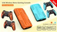 Manette de jeu U36 Plug and Play avec 50000 jeux préinstallés, sortie HD 4K, console de jeu rétro, 3D, 40 émulateurs pour PSP, cadeaux pour enfants