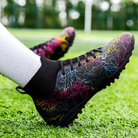 Ventes chaudes 2024 Nouvelles baskets de football montantes antidérapantes à crampons longs et courts pour l'été, le printemps, l'automne et l'hiver Tailles US 35-48