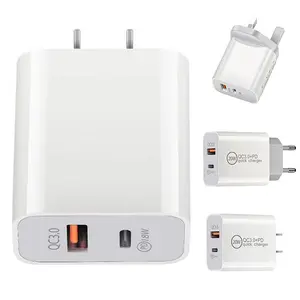 Eu Ons Uk Abs Circuit Bescherming Thuis Quick Type-C Usb Muur Power Adapters Mobiele 20W Pd Charger