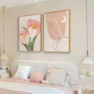 <span class=keywords><strong>ภาพ</strong></span>ตกแต่งผนังสไตล์โมเดิร์นเรียบง่าย ลวดลายใหม่ล่าสุด ให้ความรู้สึกเบาสบาย เหมาะสำหรับตกแต่งผนังห้องนอนหลัก - Product Image 3