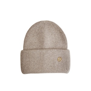 Gorros de Invierno de Alta Calidad Personalizados para Mujer, con Logotipo Metálico, Hechos con Hilo de Pelo de Conejo Angora Ecológico, Acrílico, Algodón, Cachemira y Lana - Product Image 2