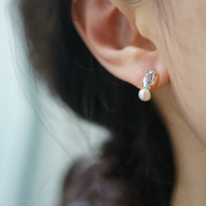 Orecchini a Perno Stile Francese con Effetto Perla per Donne, Eleganti e Delicati per Uso Quotidiano, Gioielli alla Moda - Product Image 6