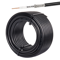 Cable coaxial RF de alto rendimiento y baja pérdida 75 Ohm RG Series RG6 RG58 RG 11 para cable de comunicación CATV