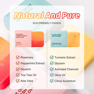 Marque privée <span class=keywords><strong>Savon</strong></span> blanchissant doux naturel Blanchiment de la peau Barre de bain féminine Basic Clean Women Intimate Yoni Soap - Product Image 3