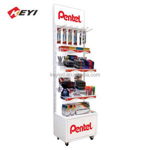 Tuỳ Chỉnh Công Suất Cao Bút Hiển Thị Đứng Văn Phòng Phẩm Cửa Hàng Bán Lẻ Tầng Pen <span class=keywords><strong>Display</strong></span> Rack - Product Image 3