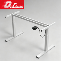 Pied de bureau réglable en hauteur à prix d'usine avec poutre télescopique pour table de bureau à domicile
