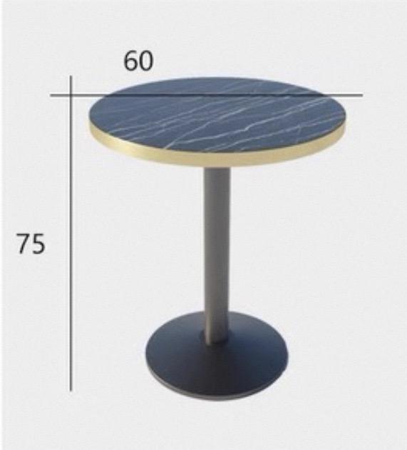 table ronde de restaurant