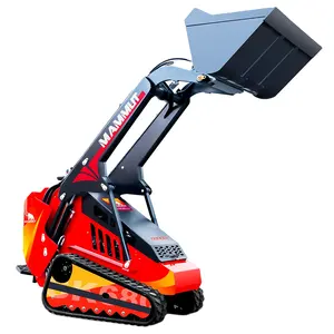 Kancalı kepçe skid steer yeni ce epa motor dizel mini cargador 700kg 850kg 1ton ucuz mini skid nokta dönüşlü yükleyici