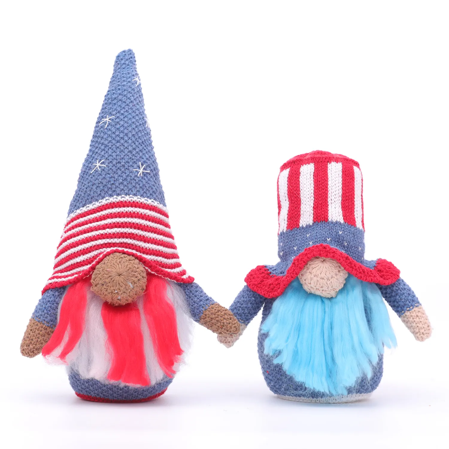 독립 기념일 Gnomes 얼굴없는 봉제 인형 그놈 파티 장식 맞춤형 어린이 인형 봉제