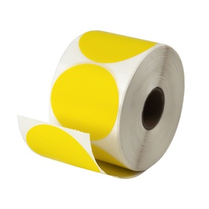 Etiquetas Térmicas Directas de Tamaño Personalizado, Etiquetas Redondas Coloridas Autoadhesivas Imprimibles en Rollo - Product Image 2