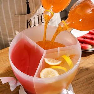 Hot Selling Plastic Manual Drink <b>Container</b> Rotary Fridge Organizer Pressing Type <b>Water</b> Flowing Cold <b>Water</b> Kettle - Product Image 2