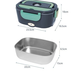 60W Electric Lunch Box – Portable Food Heater for Outdoor Camping, Car Travel, Truck Driver – Microwave Safe Container for Hot M - Product Image 1