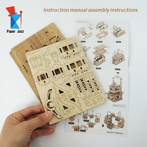 Sáng Tạo Bằng Gỗ Câu Đố Đồ Chơi Tự Làm Lắp Ráp <span class=keywords><strong>Train</strong></span> Kết Hợp Mô Hình Cho Trẻ Em Hoặc Trang Trí Nội Thất <span class=keywords><strong>3D</strong></span> Bằng Gỗ Câu Đố - Product Image 5