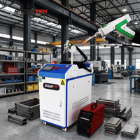 Machine de soudage laser à fibre 5-en-1 portable 1500W 2000W 3000W pour la découpe et le soudage de batteries