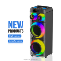 Altavoz Portátil con Micrófono, Altavoz Inalámbrico BT, Resistente al Agua, de Plástico, con Micrófono Inalámbrico, Muestra Gratuita