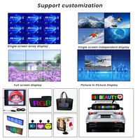 Módulo de Panel LED P5 SMD 32*16, Procesador de Video LED P3.91/P4.98, SDK para Aeropuertos, Pantalla LED a Todo Color para Exteriores Resistente al Agua, Distribuidor