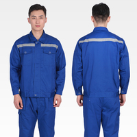 Ensembles de vêtements de travail haute visibilité pour hommes, combinaisons de mécanicien, veste et pantalon pour ouvriers d'usine, grandes tailles, sans coutures, pour adultes, atelier