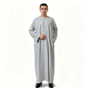 Túnica suave de polietersulfona Omani Choli con cuello redondo y manga larga para uso diario en Eid, antiestática y transpirable. - Product Image 1