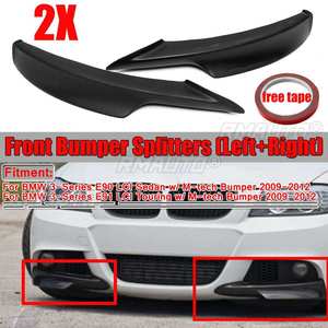 ลิ้นกันชนหน้ารถยนต์ E90 1 ชิ้น สำหรับ BMW E90 335i 328i 2009-2012 LCI พร้อมดิฟฟิวเซอร์กันชนแบบ M Tech - Product Image 1